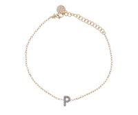 Bracciale Rue des Mille Donna in Argento BRZ-011 INIZ AU P - BRZ-011 INIZ AU P